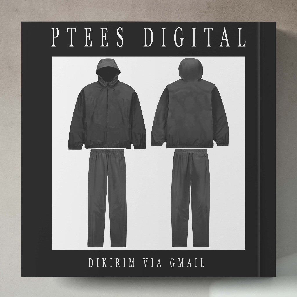 PD0839 - SET JACKET SWEATPANTS TRACKSUIT MOCKUP MOCKUP