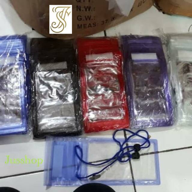 (GROSIRAN) waterproof Case besar anti air hujan waterproof hp murah plastik hp warna random