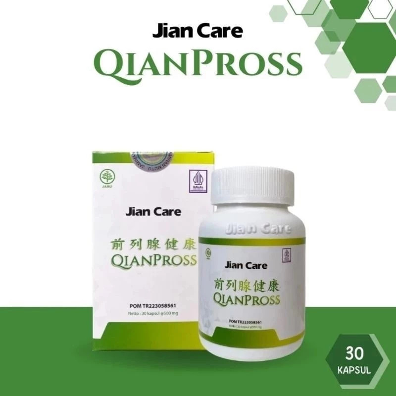 Qianpross JIANCARE -  Solusi Atasi Masalah Buang Air Kecil, Prostat, Infeksi Saluran Kemih BPOM