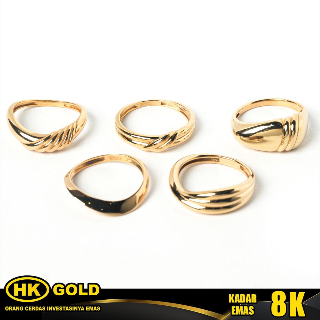 Cincin Emas 8K Type 1610 HK GOLD