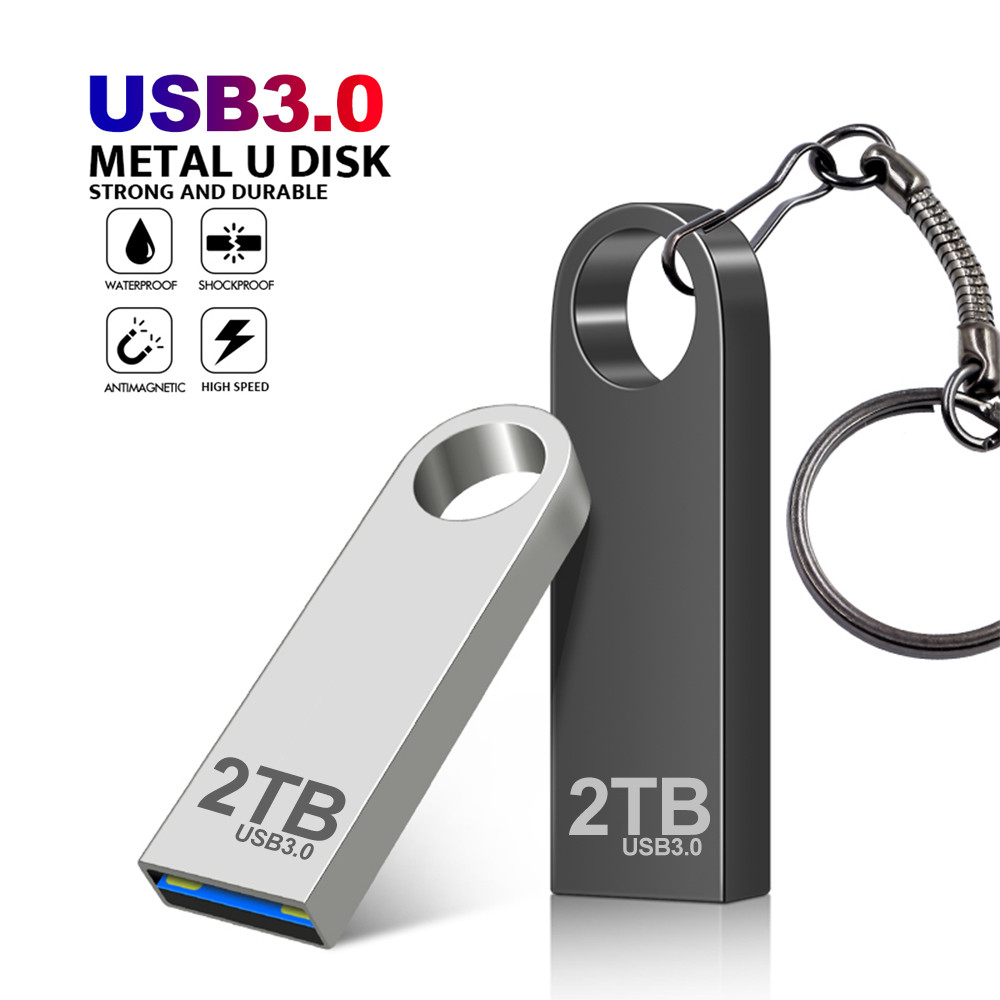 New 2025 Metal Pen Drive 2TB Cle Usb Flash Drives 1TB High Speed Pendrive 512TB 128GB Memoria Usb 3.