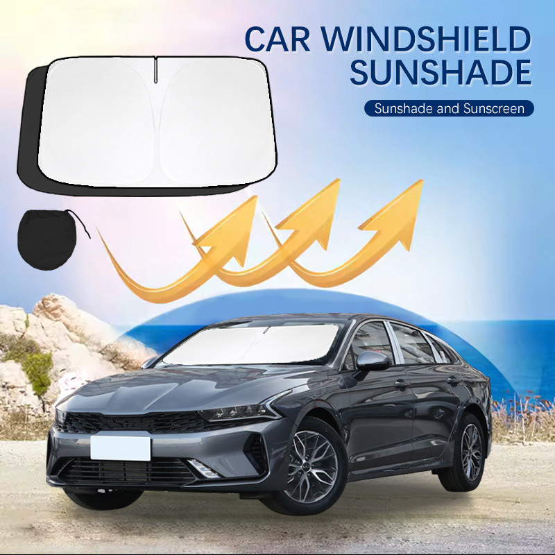 Car Windshield Sun Shade Covers Front Window Sunscreen UV Parasol For Kia K5 QL Carnival K2 K3 K4 Su