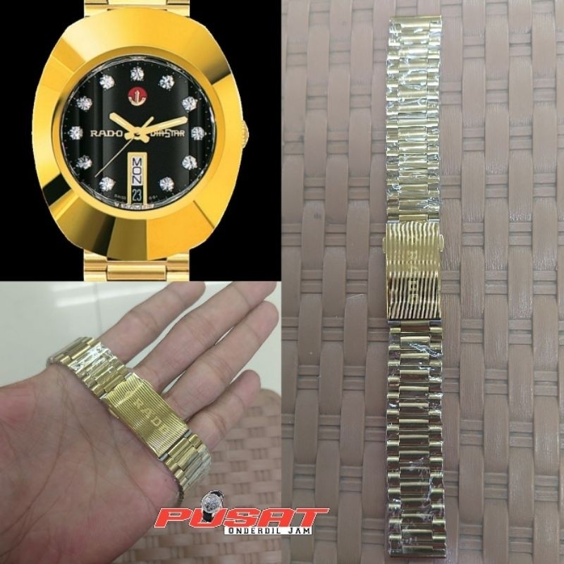 Rantai Jam Tangan Rado Diastar Buckle model Per