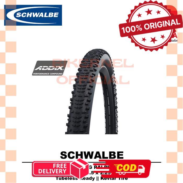Schwalbe Racing Ralph 27.5 / 29 Kevlar Tire Ban Luar Sepeda MTB - 27.5 x 2.25 -biker