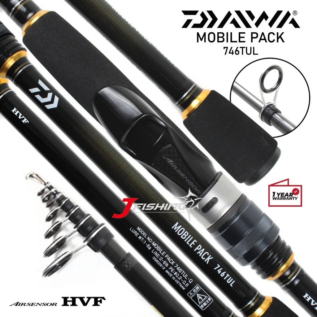 Joran DAIWA MOBILE PACK 746 766 | Teleskopik | Antena | Resmi Distributor