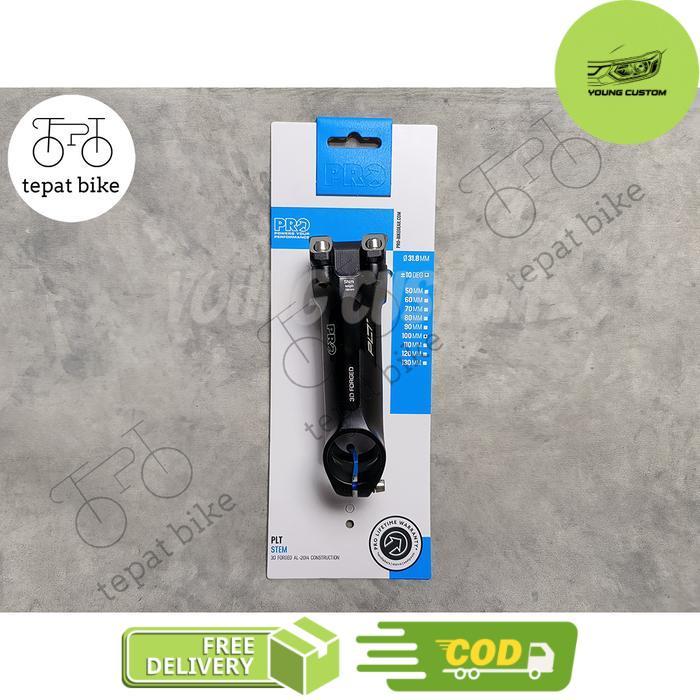 Stem Sepeda Road Bike PRO PLT Alloy 100mm 130mm 10 Degree Derajat -135gr - 100mm -young