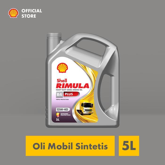 Oli Mesin Mobil Shell Rimula R4 Plus (5L)
