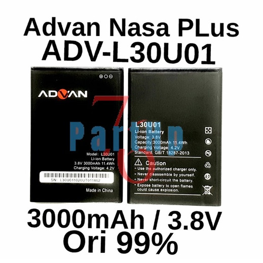 ISP TOOLS Baterai OrI 99% ADV-L30U01 Advan Nasa Plus - Batere Batrai Batri