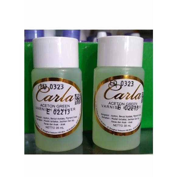 (1 PCS) Aceton Carla 35ml / Pembersih Kutek / Penghapus Cat Kuku