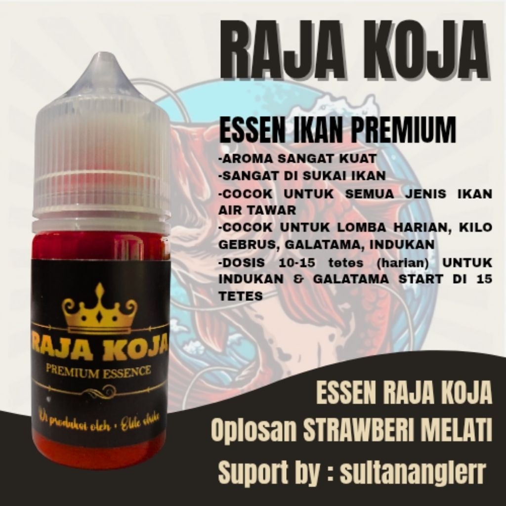 ESSEN MANCING RAJA KOJA VARIAN STROBERY SEREH UNTUK SEMUA JENIS IKAN ESSEN TERBAIK 2025