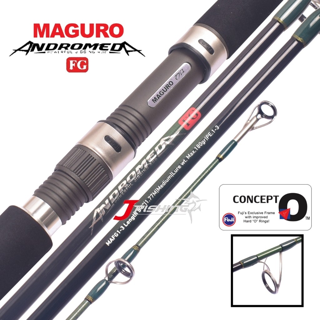 Joran MAGURO Andromeda FG PE 1-3 PE 2-5 PE 3-6 | Galatama Master | Ikan Babon | Dasaran | Jigging . 