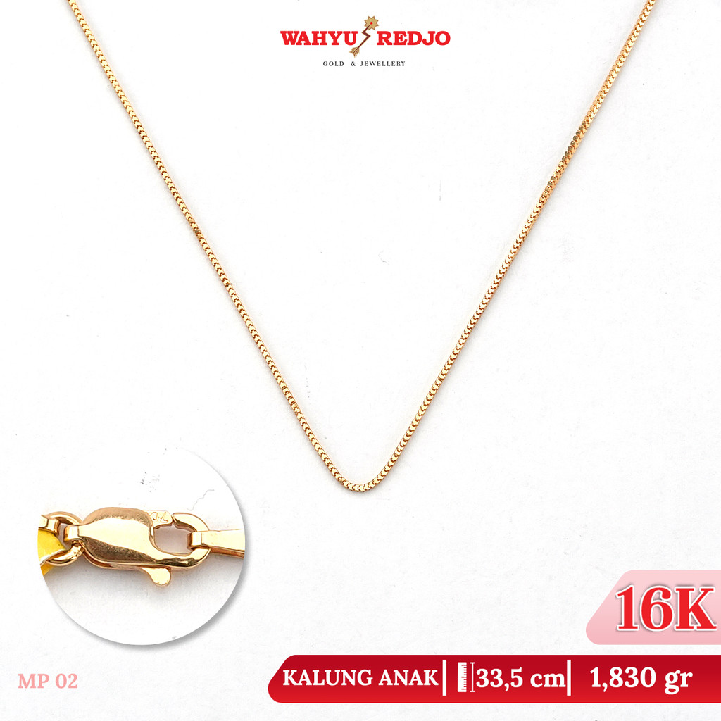 Kalung Anak Melano Emas Kadar 16K Wahyu Redjo KL-16K-31343849