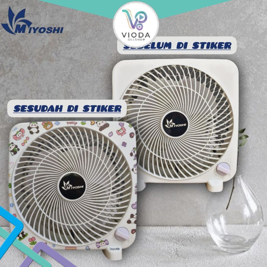 Kipas Angin Duduk Miyoshi 9 Inch / Box Fan Miyoshi Stand Fan Mini