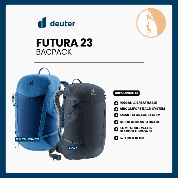 Tas Ransel Gunung Traveling Backpack - Deuter Futura 23