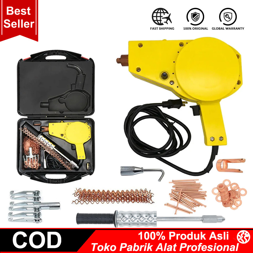 Protable Stud Welder Kit 800VA Spot Welder Dent Puller 1300A Mesin Perbaikan Mobil