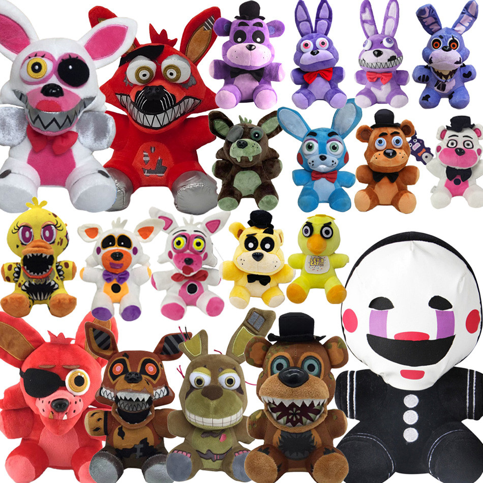 18CM FNAF Freddy's Plush Toy Stuffed & Plush Animals Bear Rabbit Game Fnaf Plush Toys Birthday ristm