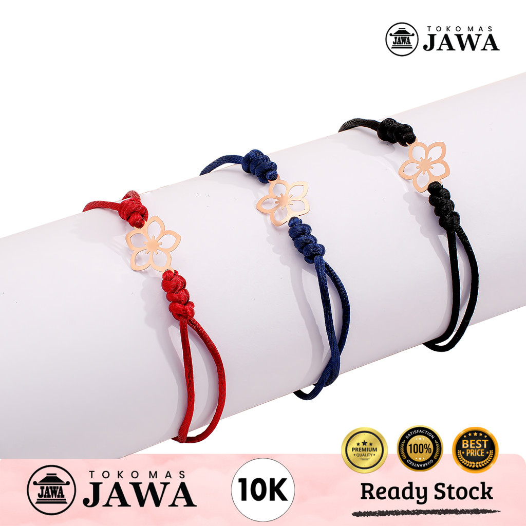 Gelang Tali Emas Floreathin Kadar 10 Karat Toko Mas Jawa