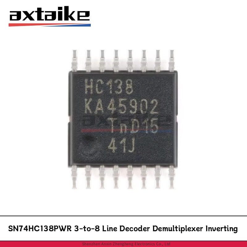 10PCS SN74HC138PWR 74HC138PW TSSOP-16 74HC138 HC138 SN74HC138 SMD 3-to-8 Line Decoder Demultiplexer 