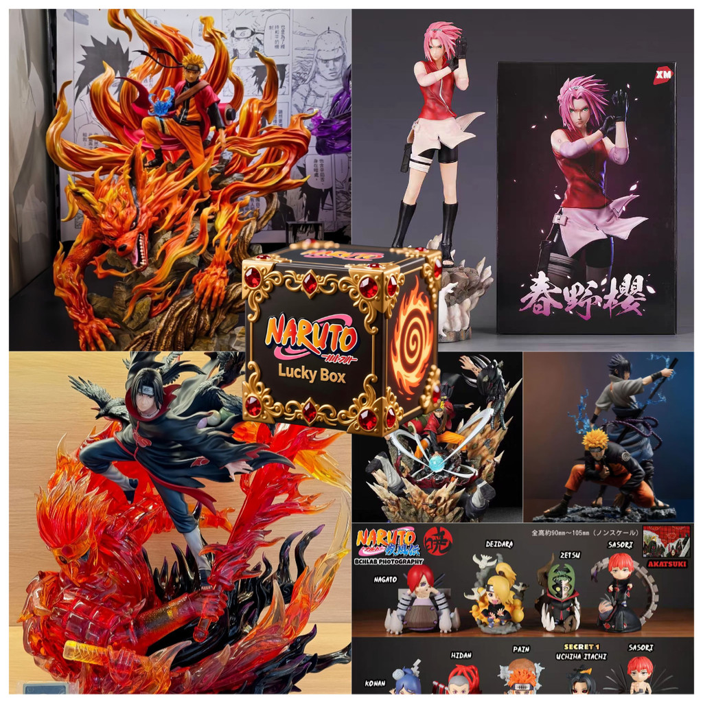 ROMA'c STORE Naruto Iconic Scene Blind Box Final Valley Battle Moment, Anime Diorama Collection Set