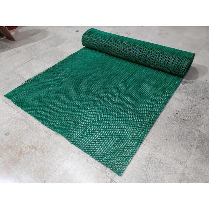 =Harga Terjangkau=[ Limited ] Karpet PVC Kamar Mandi 1m x 1.2m GREEN, S Mat, Keset Mie PVC ANTI SLIP