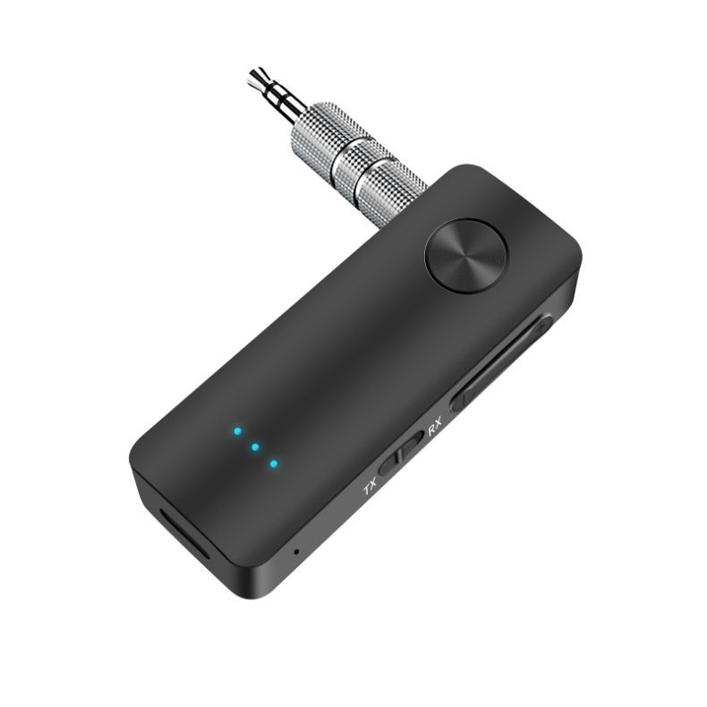 2In1 Wireless Auo Adapter Bluetooth 53 Receiver Transmitter 35mm Jack AUX Lossless Sound MIC For Car