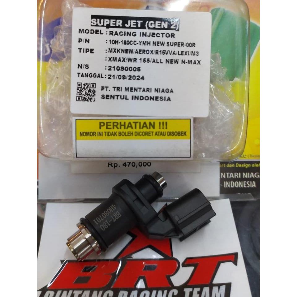 INJECTOR BRT 180CC 10HOLE MXK,NMAX,AEROX,WR,R15 ORIGINAL | INJECTOR BRT ORIGINAL