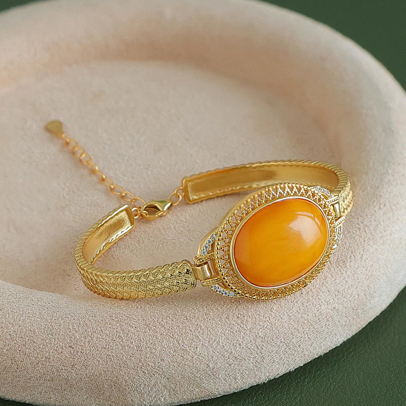 Gelang Lilin Lebah Lama yang Laris Manis, Gelang Emas Kuno, Gelang Gaya Baru Cina yang Unik