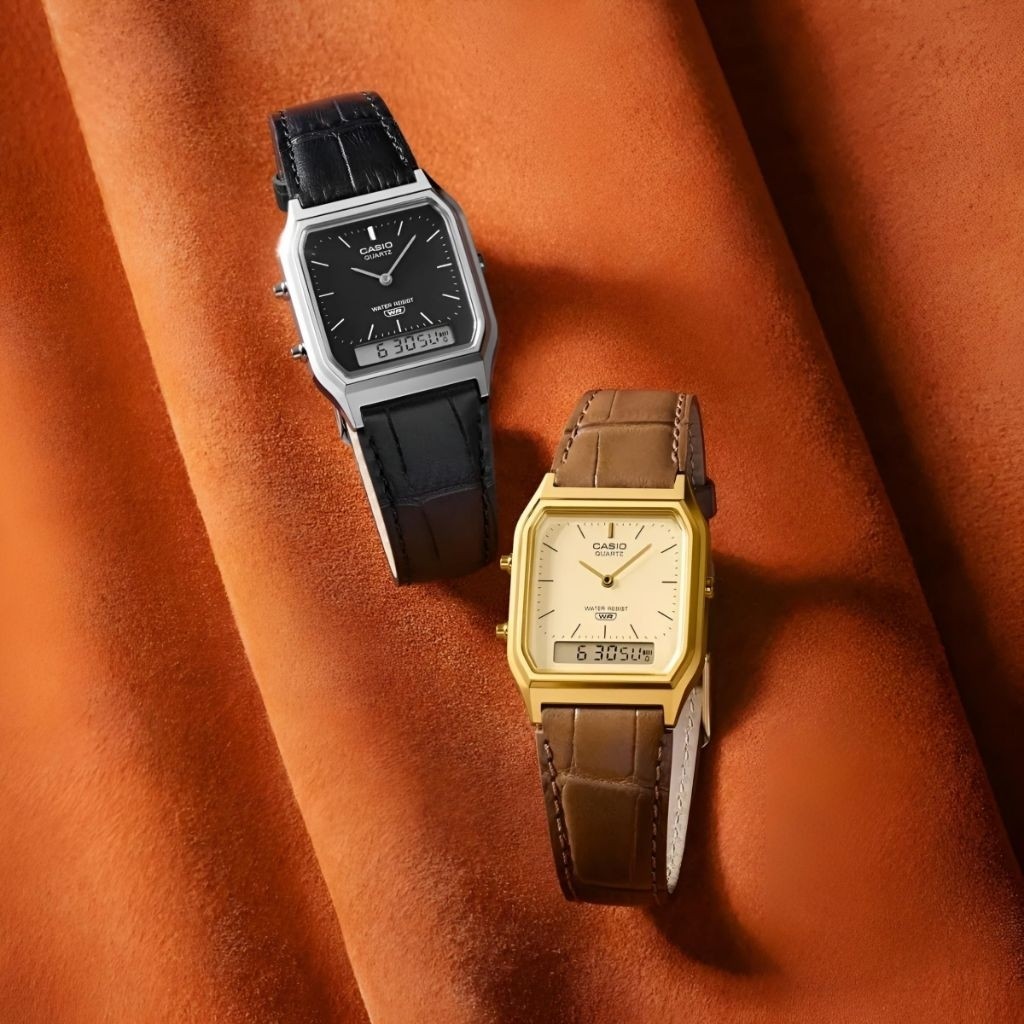 Original 100% Jam Tangan Casio AQ-230EGL-9ADF  / AQ-230EL-1ADF Casio Vintage Aq-230 AQ230 AQ-230E