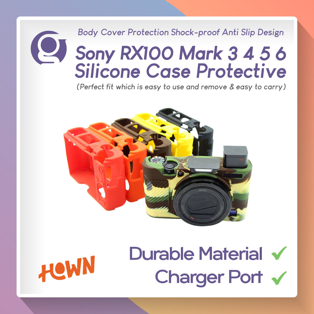 Silicone Case for Sony RX100 Mark 3 4 5 6 (RX100iii RX100iv RX100v RX100vi Sarung Rubber) Silikon Co