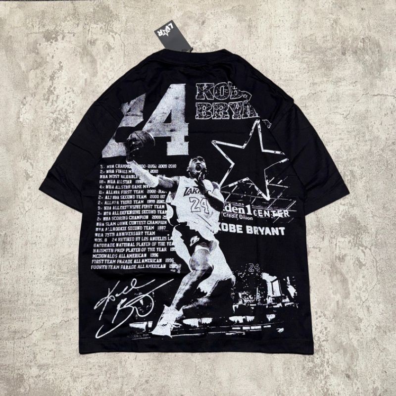 terbaru baju kaos oversize kobe bryant - t shirt vintage oversize kobe bryant nba - baju kaos