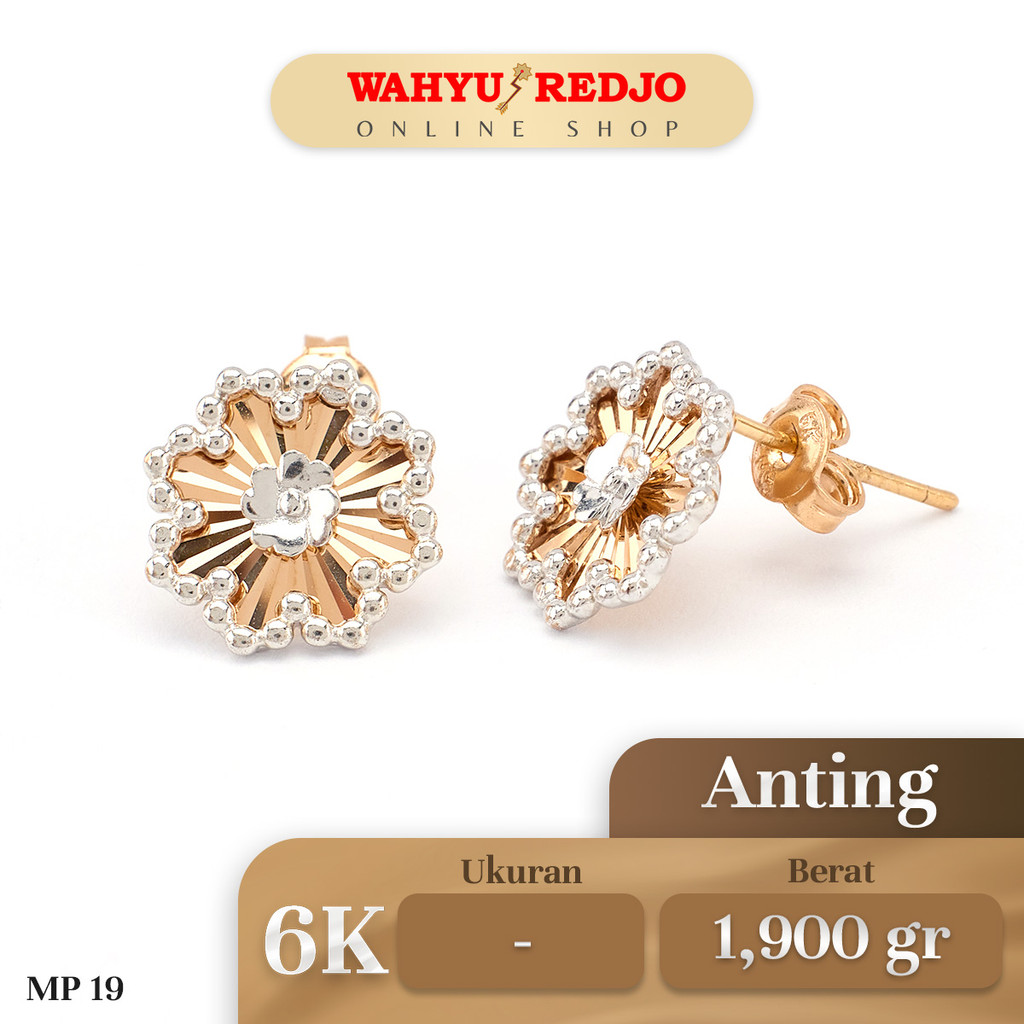 Anting Tusuk Emas Kadar 6K Wahyu Redjo AN-6K-29431610-PMR