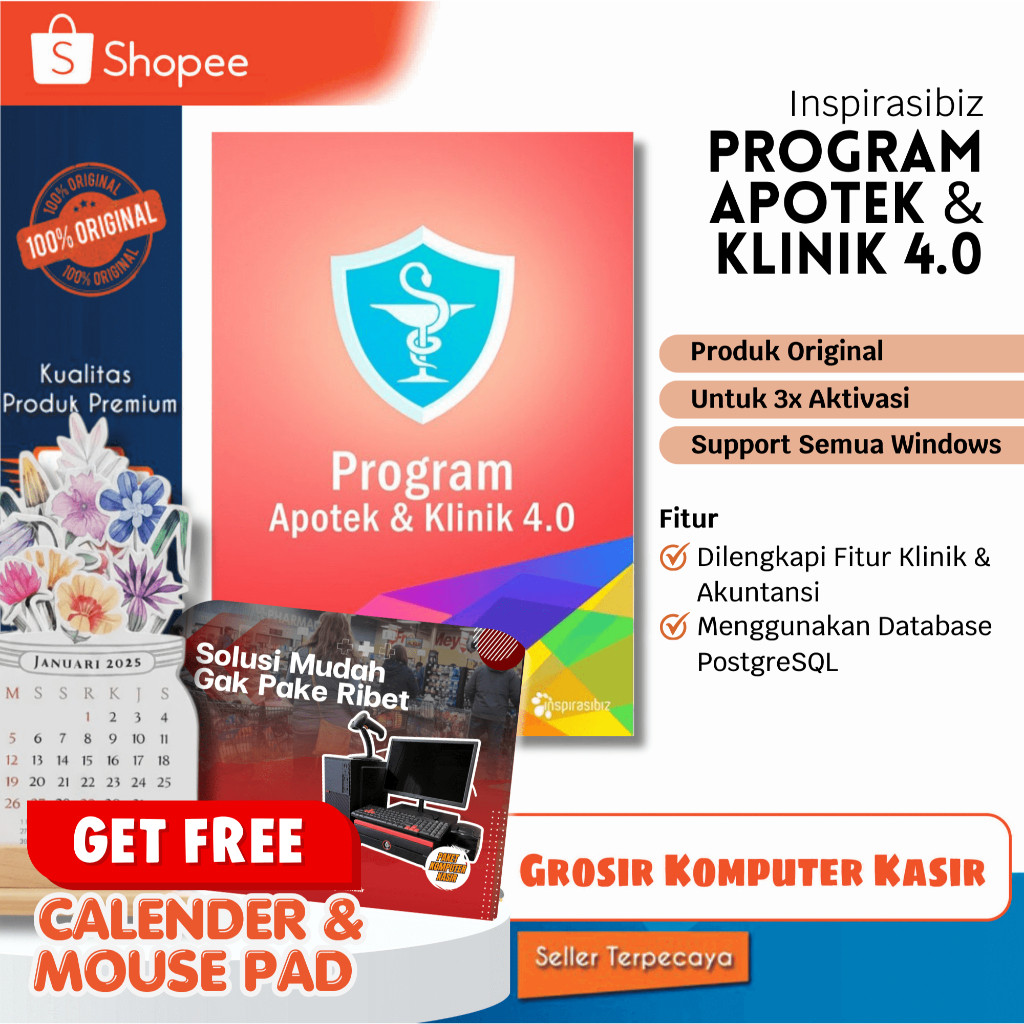 Program Apotek | Program Apotek dan Klinik | Program Apotek dan Klinik 4.0 | Program Kasir Apotek | 