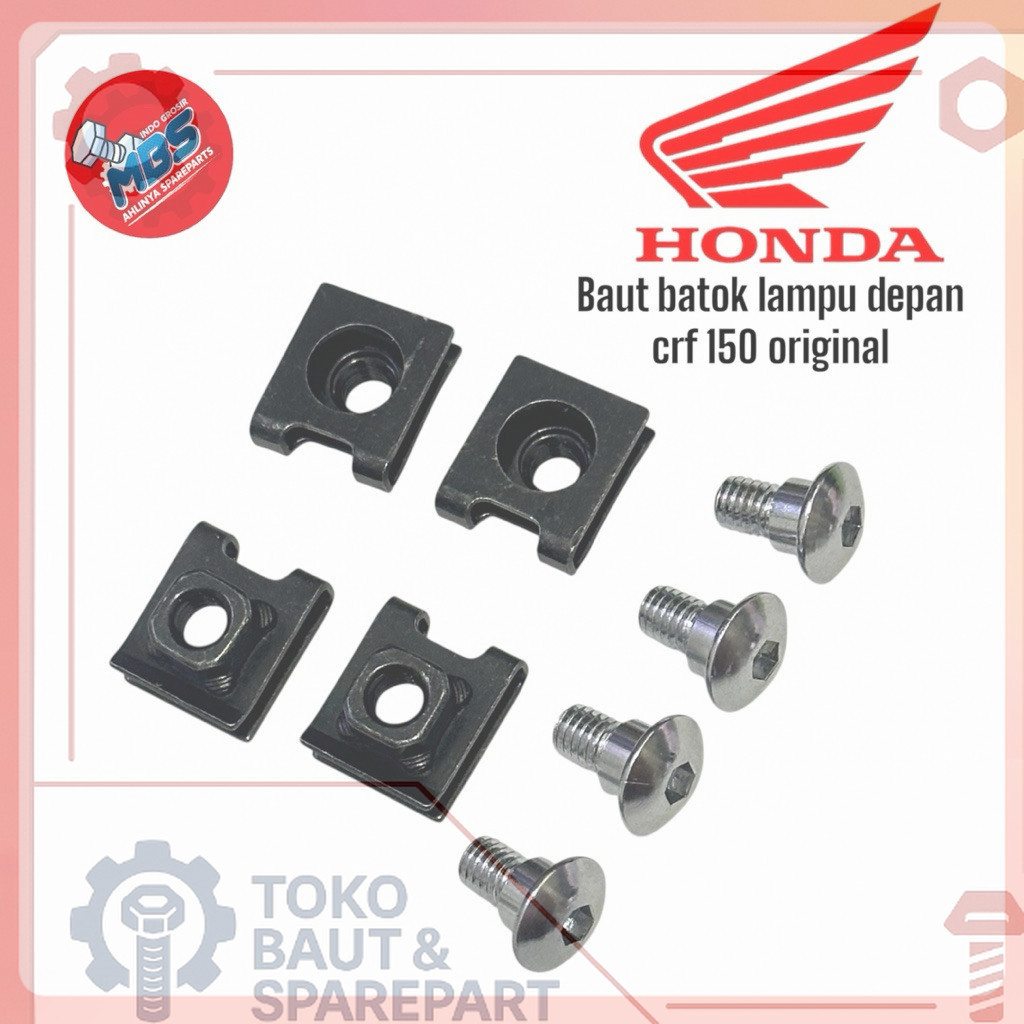 BB Baut batok lampu depan crf 150 original