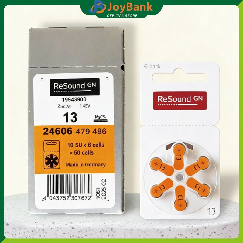 6PCS/Set Baterai GN Resound 13 Untuk Alat Bantu Dengar A13 A312 A10 A675 Universal PR48 Hearing Aid 