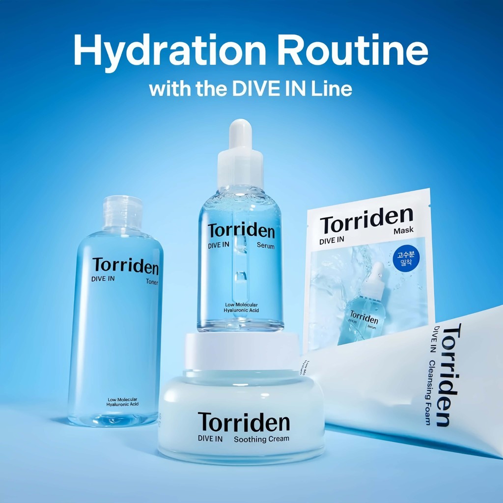 Torriden DIVE IN Toner Low Molecular Hyaluronic Acid Torriden Dive In Serum Torriden DIVE IN Soothin