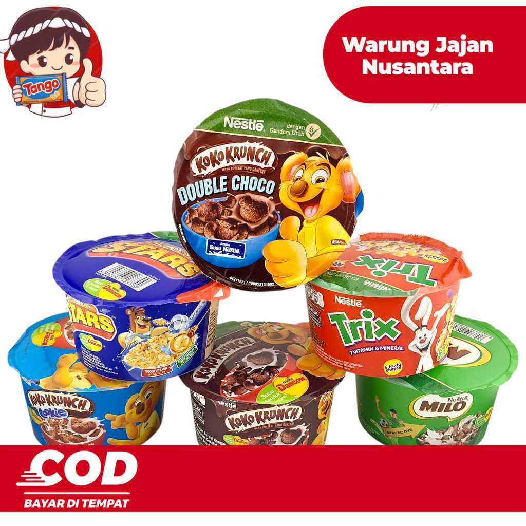 Nestle Sereal CUP Milo / Honey Stars / KokoKrunch - Netto 20 gr