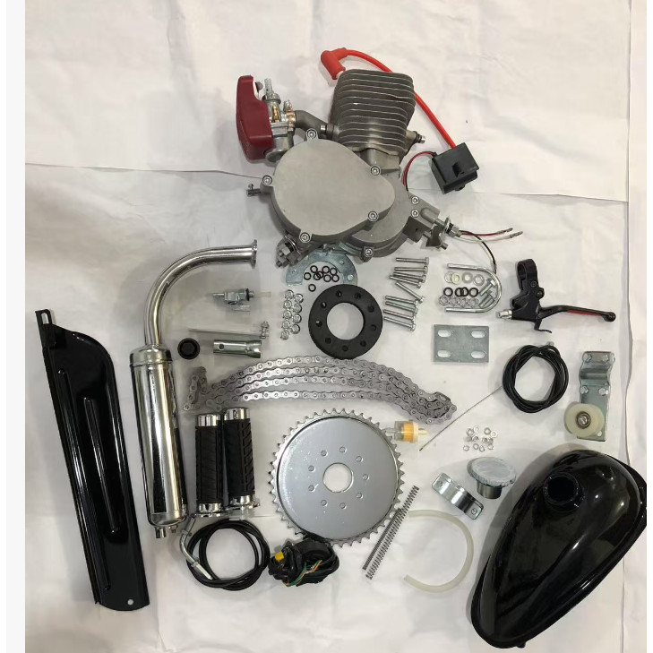 Bicycle Mofied  Engine 80CC100CC2 Stroke Engine Mini Motorcycle Small Kart Engine Kit Two Stroke Eng