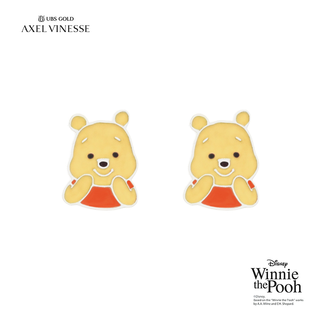 UBS Gold Anting Emas Anak Disney Winnie The Pooh - Awy0032 - 17K