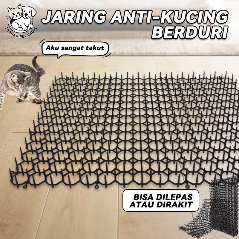 Tikar Berduri Anti Kucing 49cmx13cm Rumah Anti Kucing Paku Pengusir Kucing Balkon Balkon Pengusir Ku