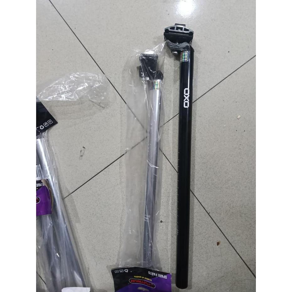 SEATPOST PLATINUM 25.4 SILVER UNTUK SEPEDA MINION