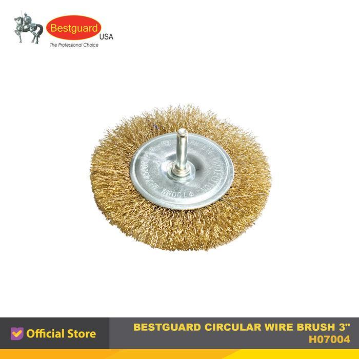 SIKAT PIRING WHEEL BRUSH 3" BESTGUARD