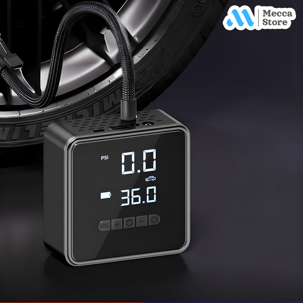 Pompa Ban Elektrik Portable Air Compressor 150PSI 6000mAh