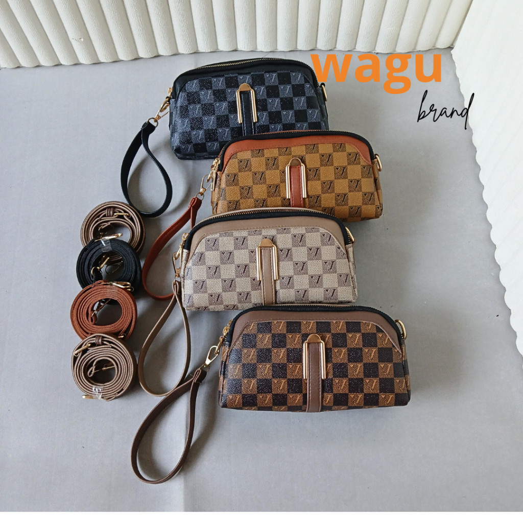 TAS wanita motif terbaru Viora Tas Slingbag Mini Terbaru Tas Dompet Kekinian Tas Selempang Wanita Te