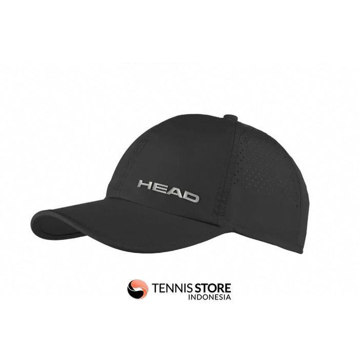 Head Pro Player Tennis Cap Dri-fit / Topi Tenis Head - Black