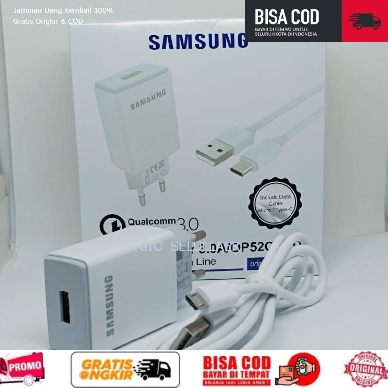 Charger Casan Samsung J6+ J6 Plus J4+ J2 Preme J1 Ace Ori