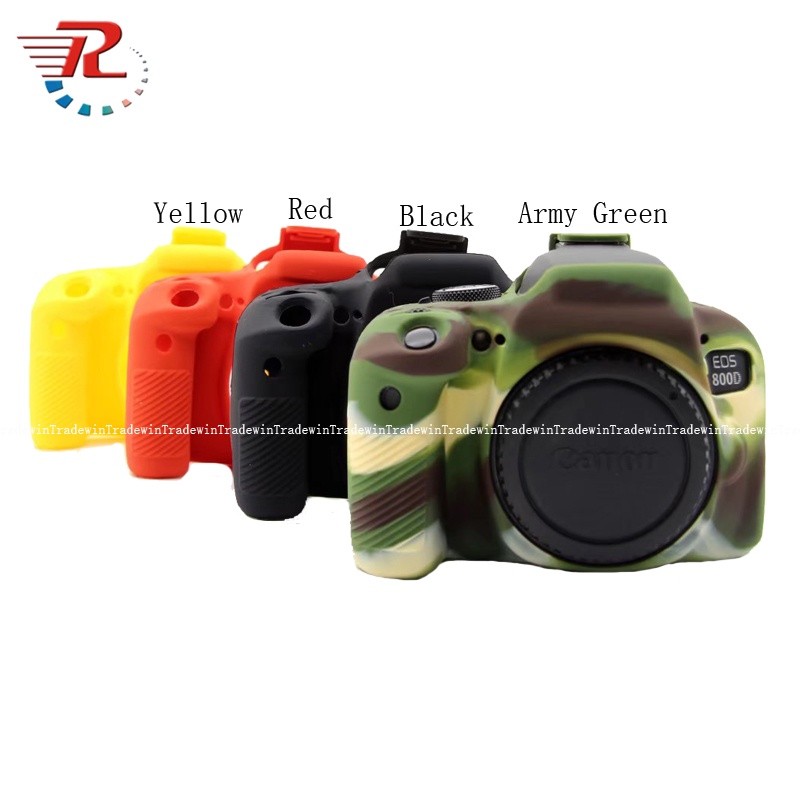 Casing Penutup Bodi Kamera Karet Silikon Lembut Canon EOS 800D Untuk Canon EOS 800D
