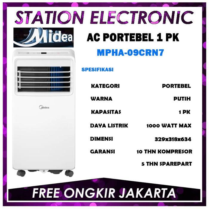 Midea MPHA09CRN AC Portable 1 pk MPHA-09CRN7 AC 1 pk