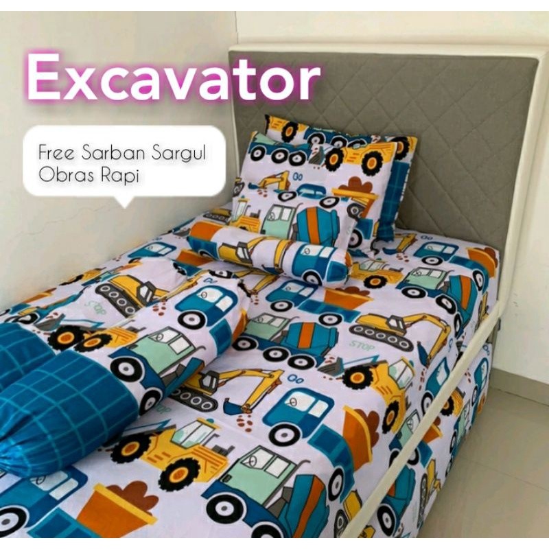IkalStore3 - Sprei Mobil Anak Cowok Uk 120 160 180 200 Seprei Motif