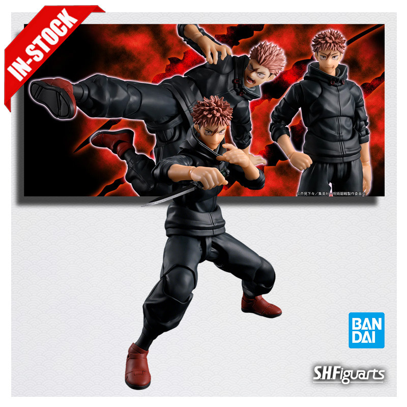 Original Model Bandai SHF Jujutsu Kaisen Yuji Itadori Sukuna's Vessel Action Figure Anime Toys Gifts