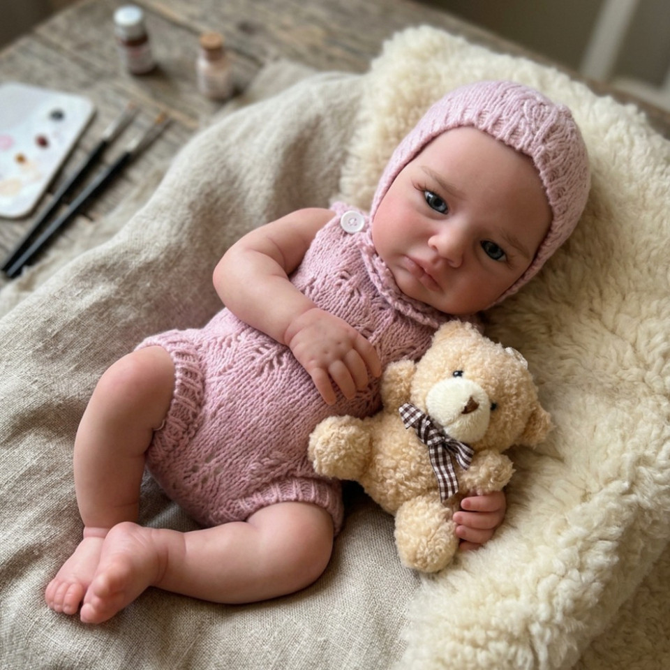 OtardDolls Awake Full Silicone Loulou Reborn Dolls Baby Doll Handmade Soft Tou Newborn Baby Doll
